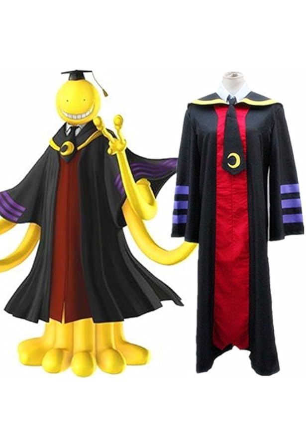 Amazon.co.jp: [Gegexli] 漫画 暗殺教室 殺せんせー コスプレ 衣装